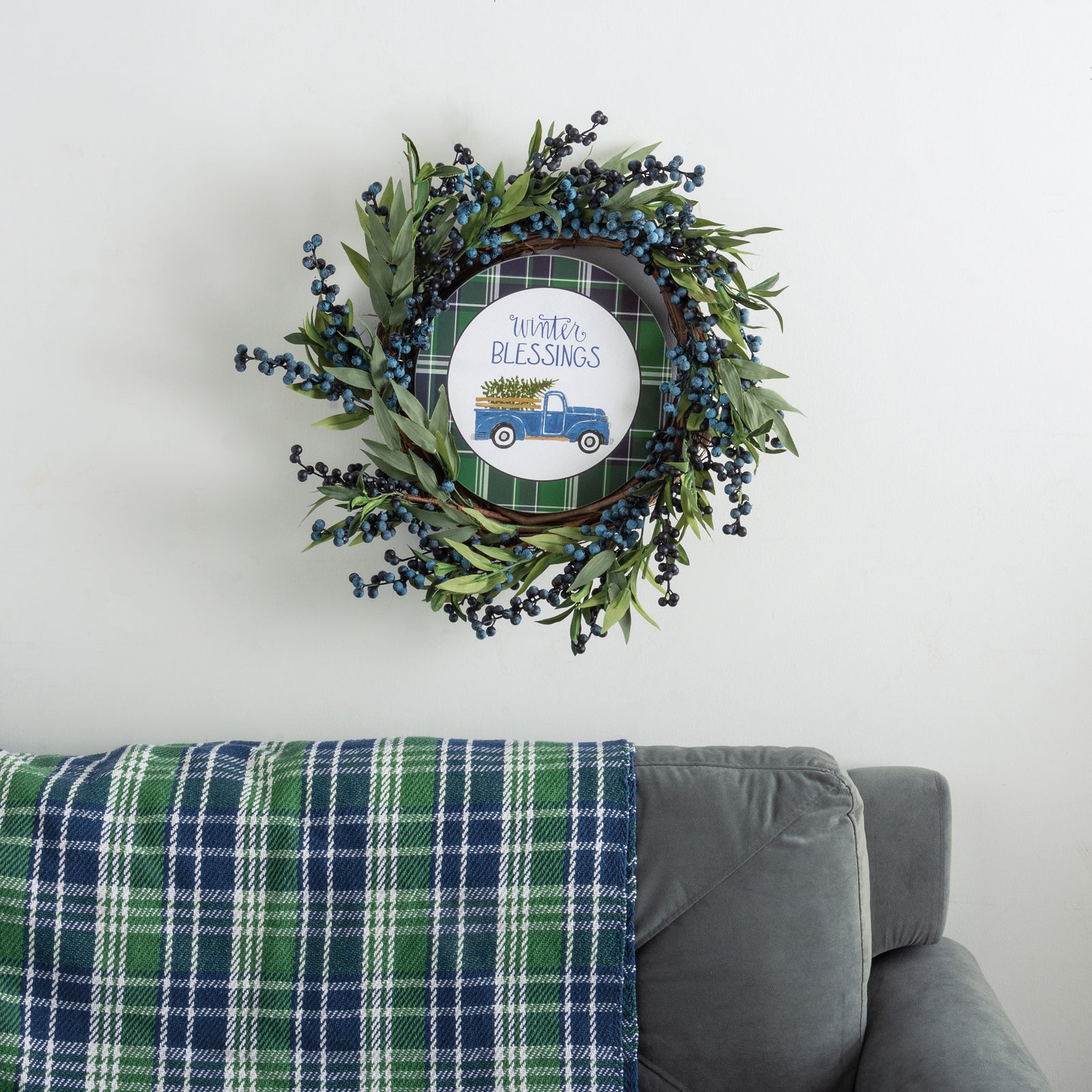 Winter Blessing Wreath Insert