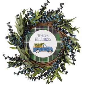 Winter Blessing Wreath Insert
