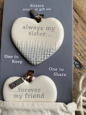 Keep Share Ornaments - Sisters