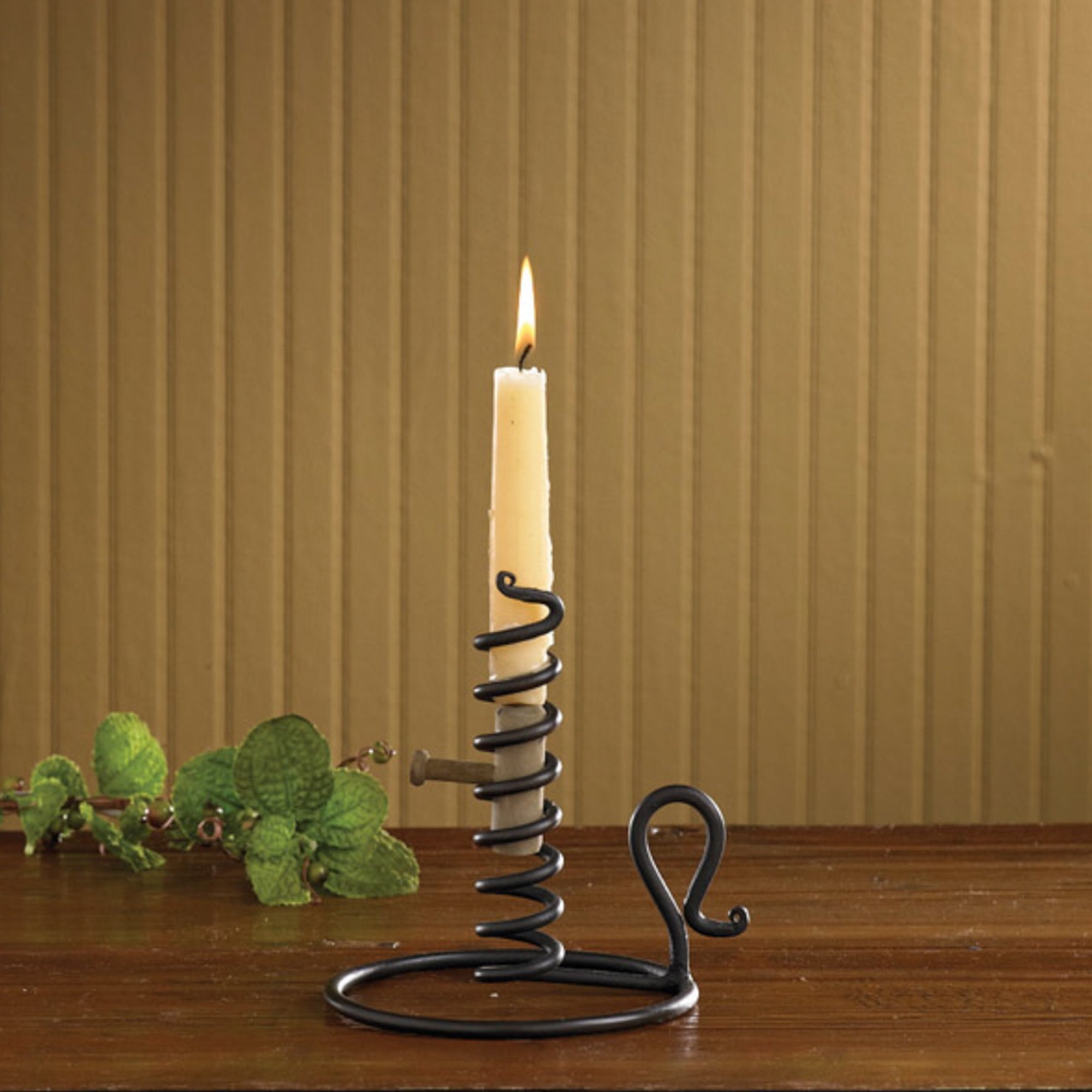 Forged Iron Courting Candle
