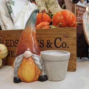 Pumpkin Gnome (with Pot)