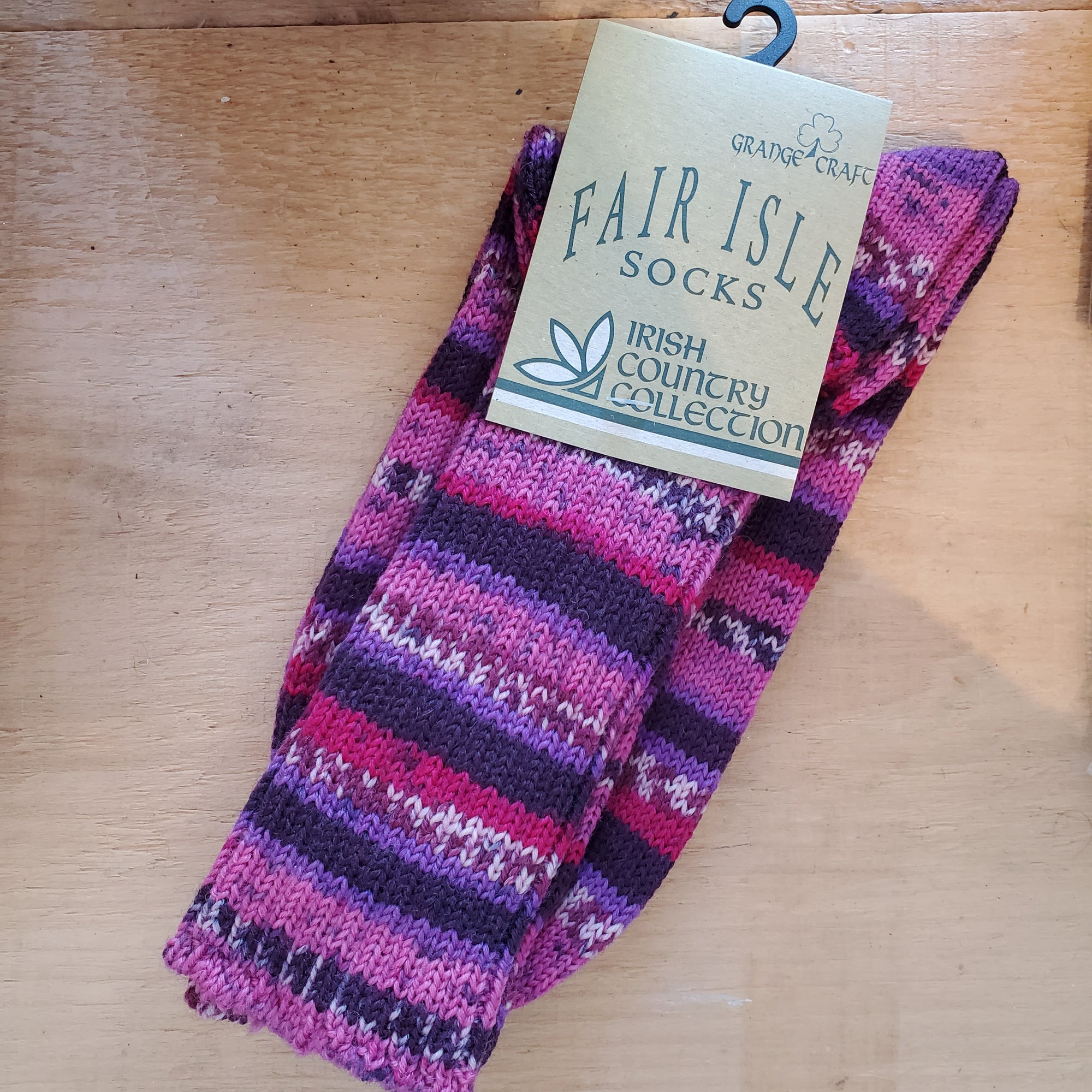 Ladies Fair Isles Socks - Moira