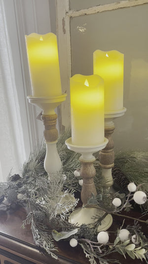 Ivory Pillar Candle