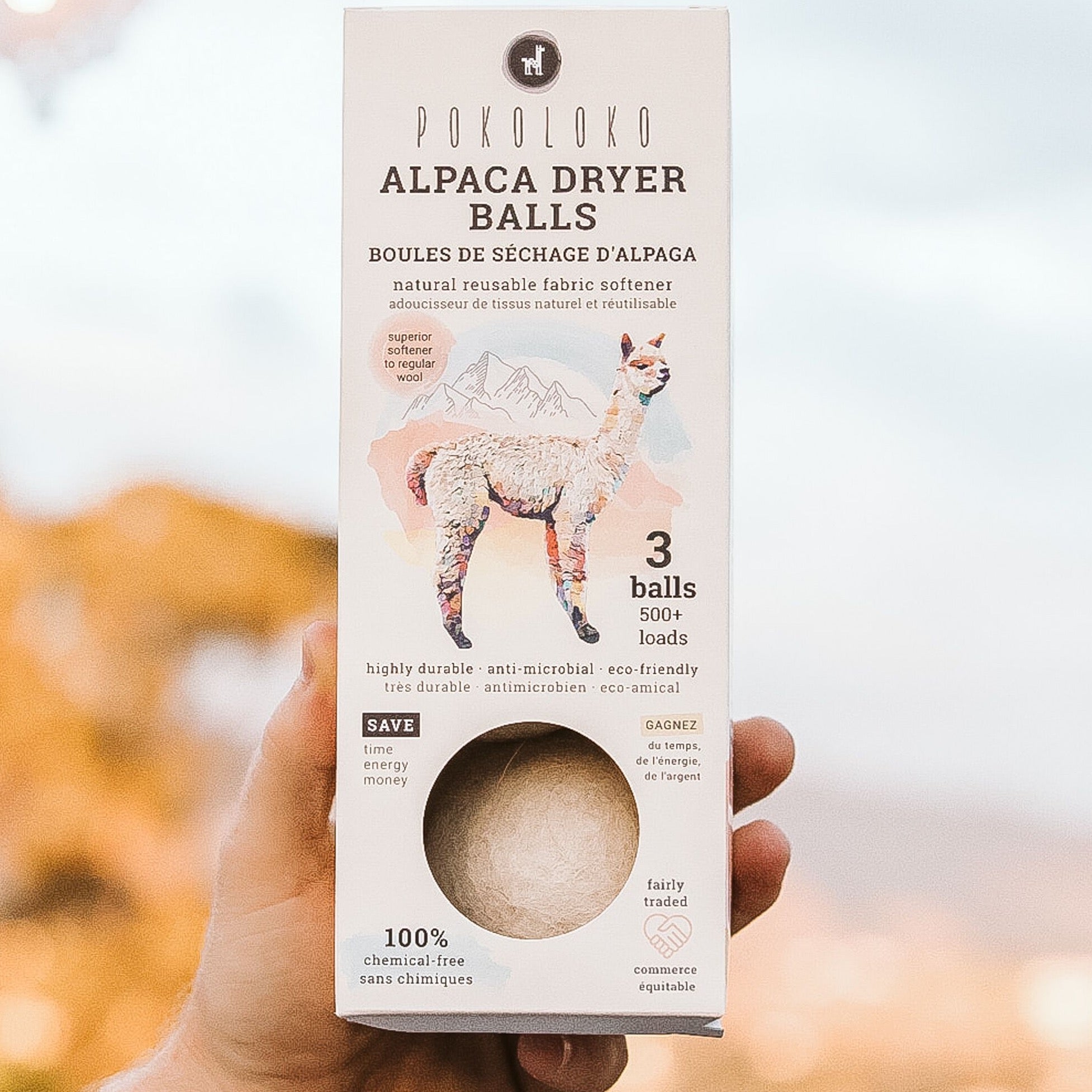 Alpaca Dryer Balls (Pkg of 3)