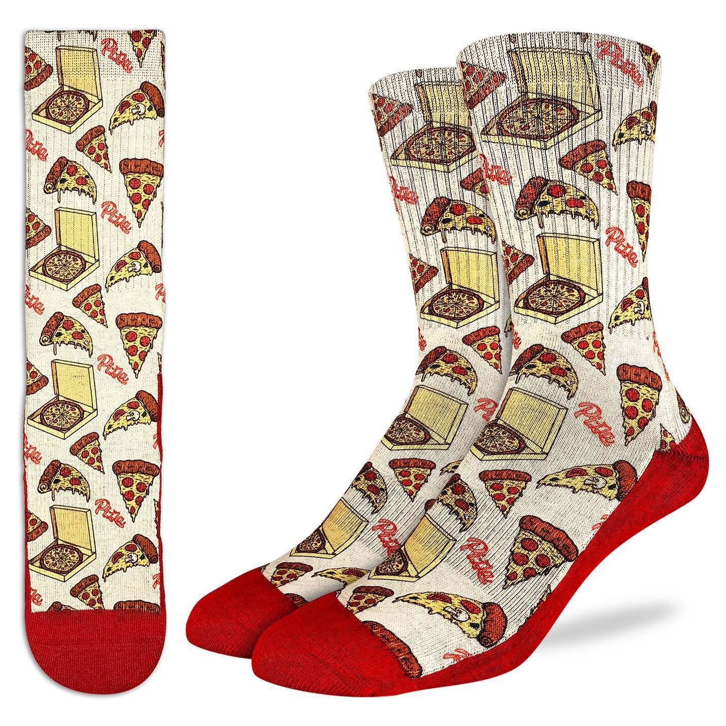 Pizza Socks (Size 8-13)