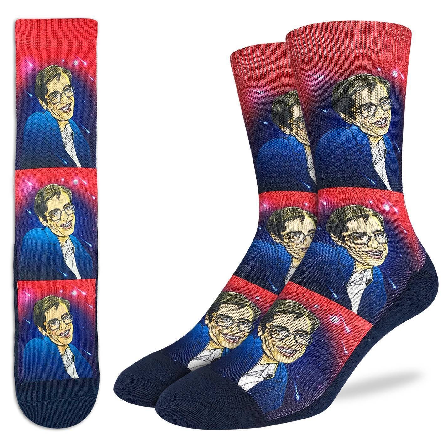Stephen Hawking Socks - (Size 8-13)