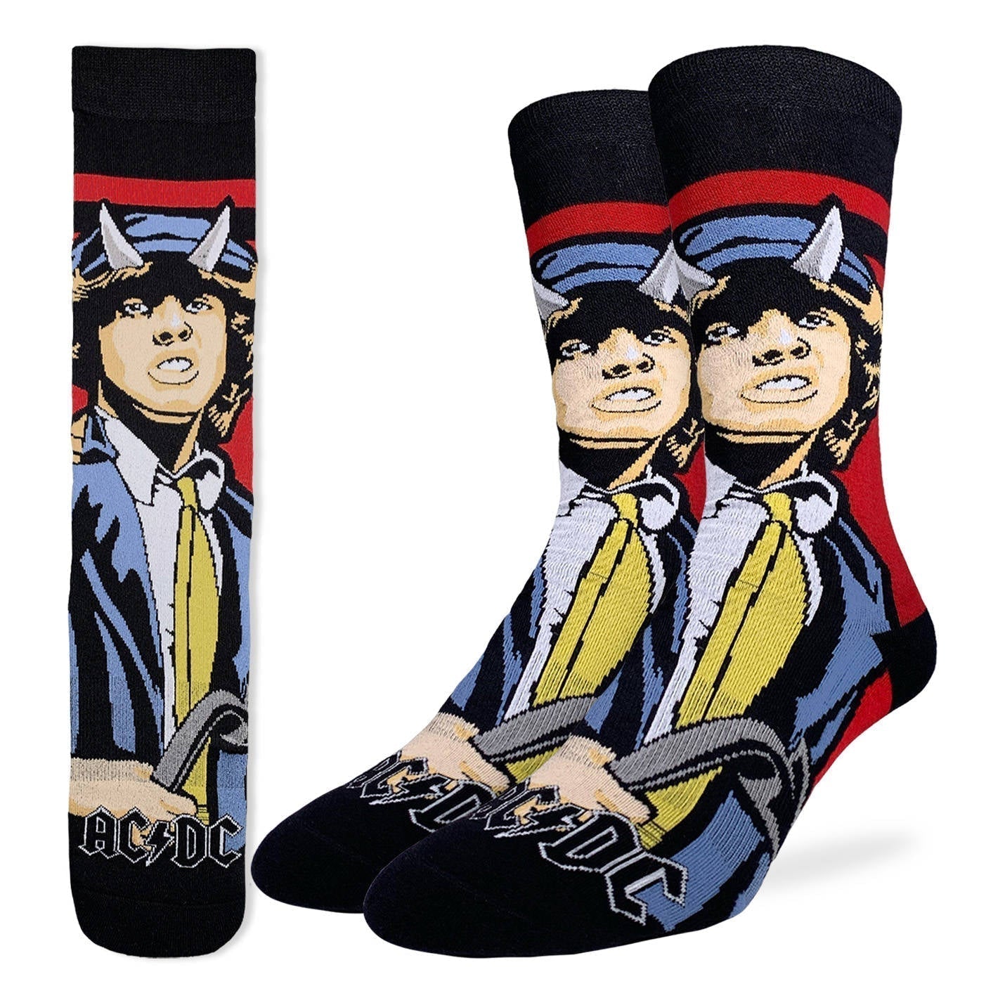 AC/DC  Angus Young Devil Socks (Size 8-13)