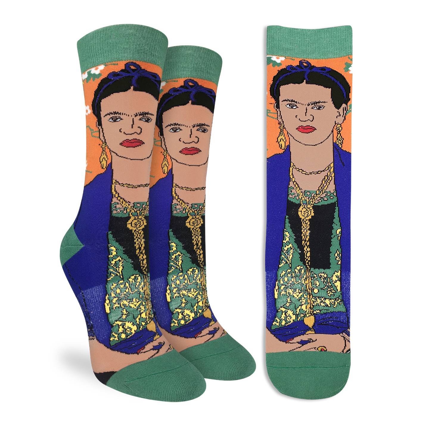 Frida Kahlo Self Portrait Socks Size 5-9