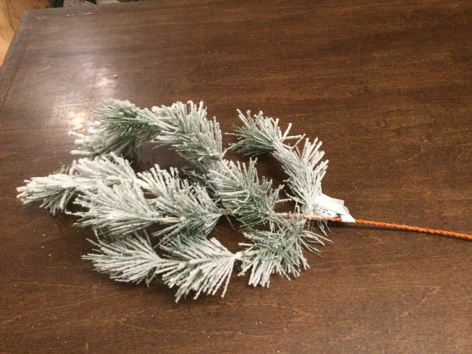 Snowed Split Pine Spray