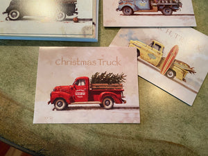 Seasonal Trucks Note Cards