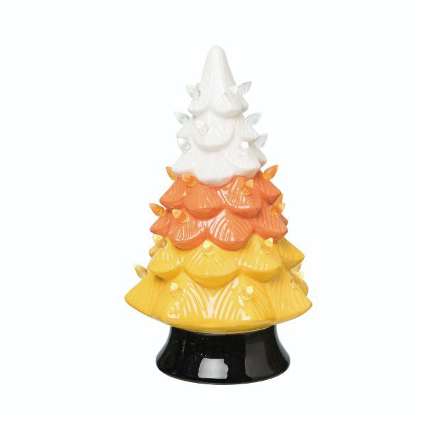 Candy Corn Ceramic Tree