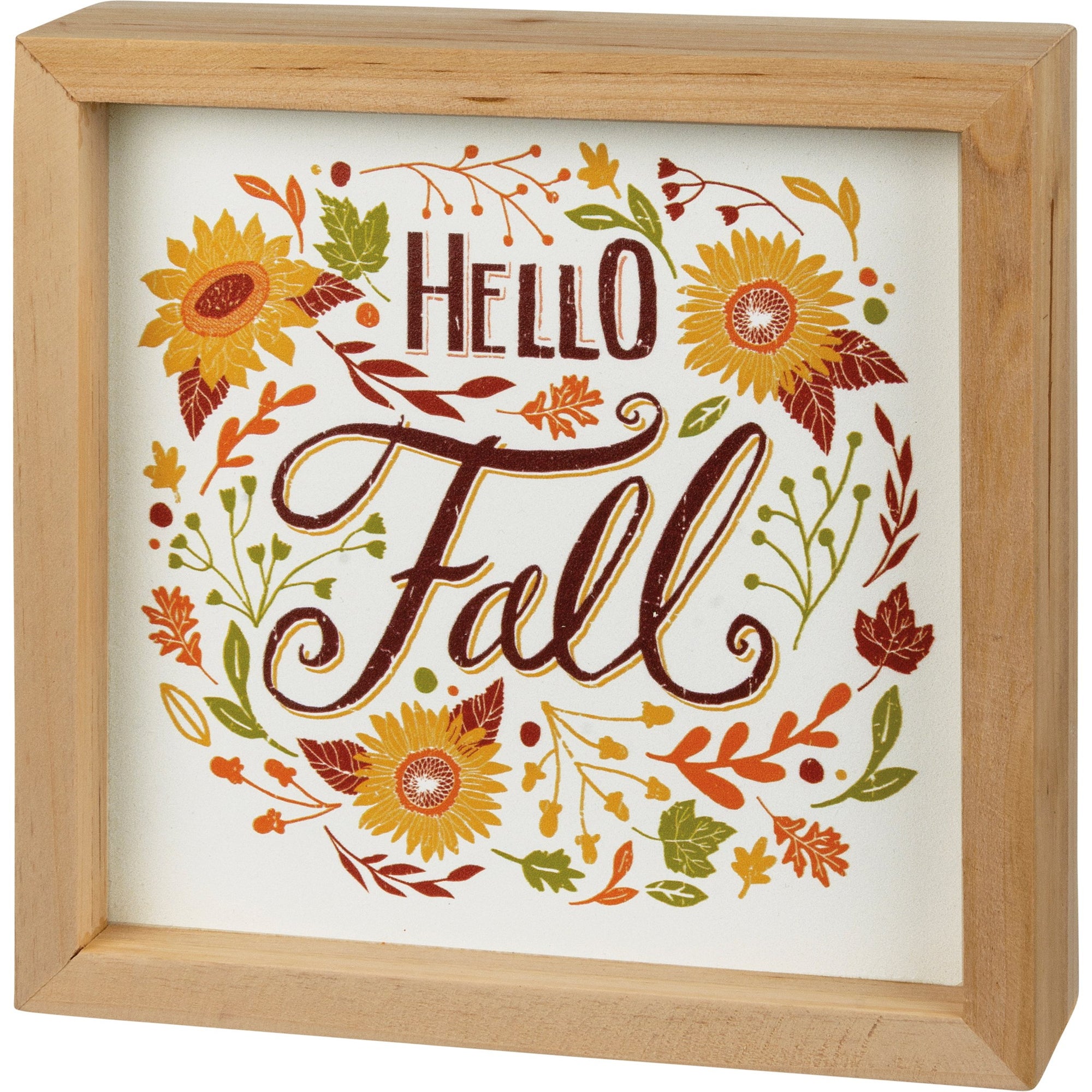 Hello Fall - Box Sign