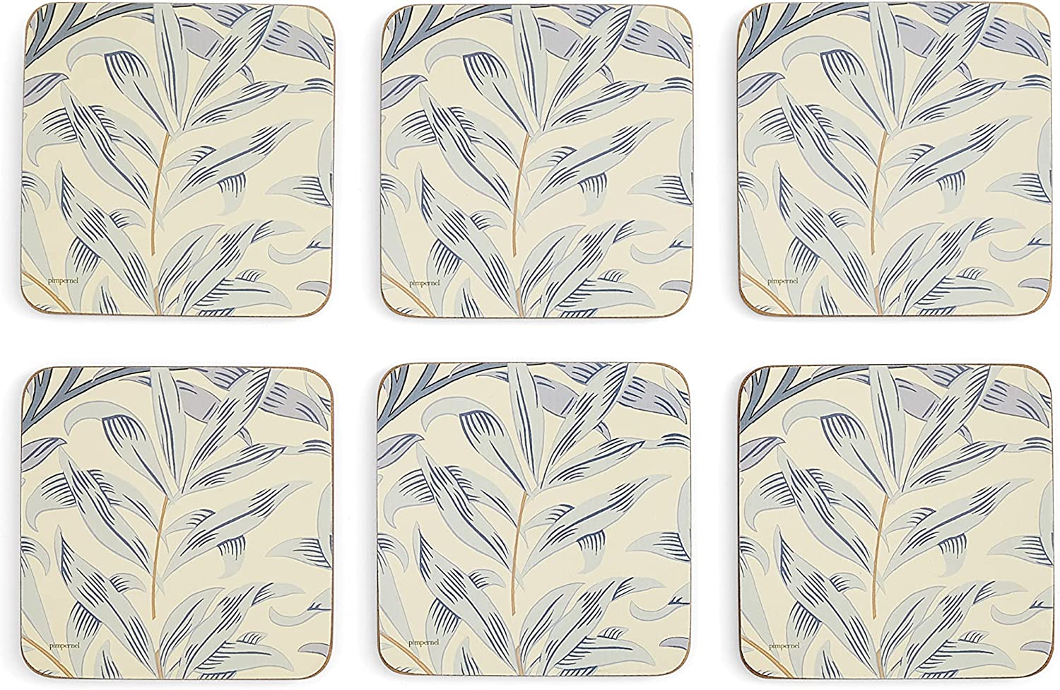 Blue Willow Bough Coasters (Set of 6) - Morris & Co.