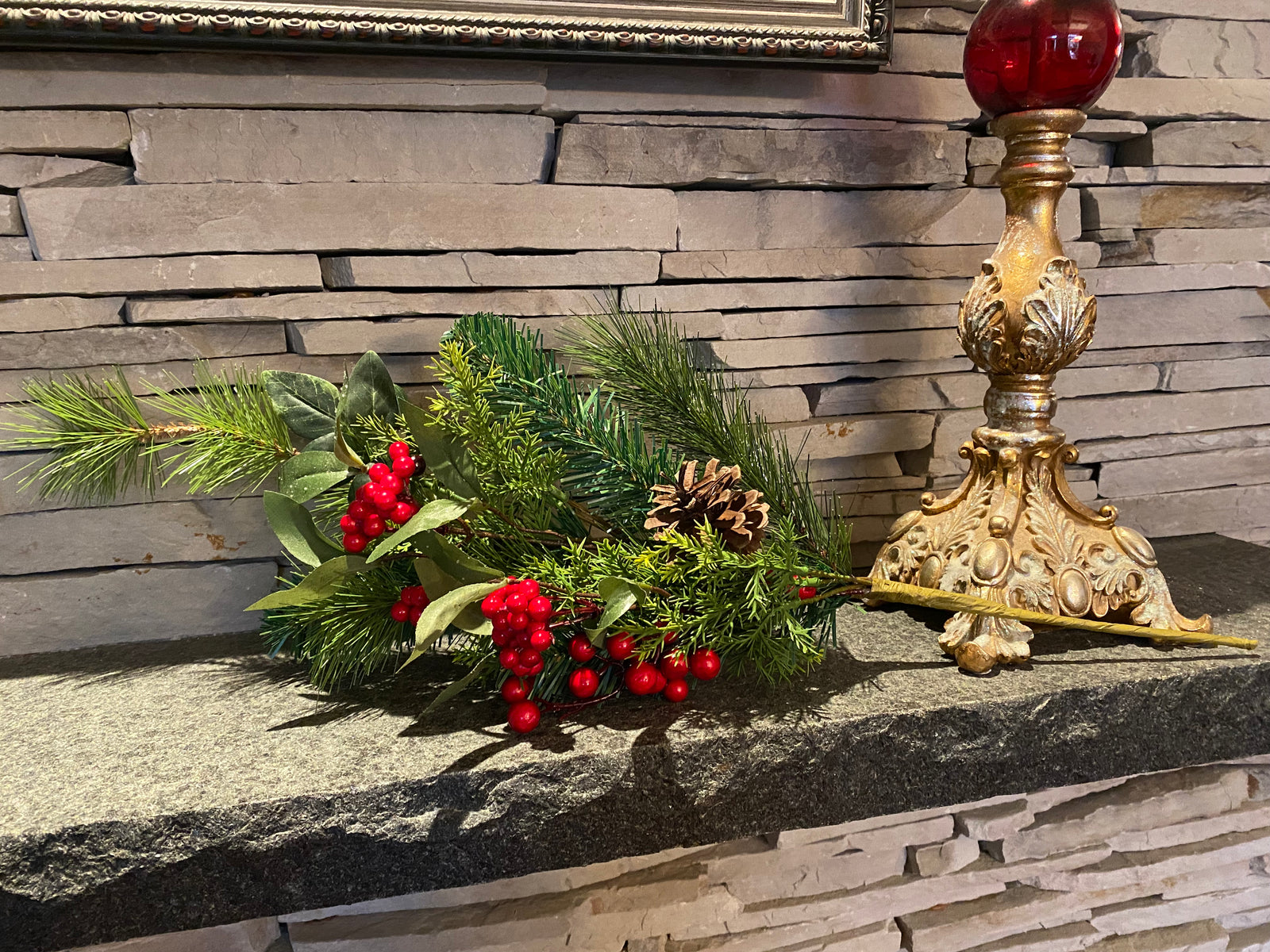 Pine Foliage with Berries