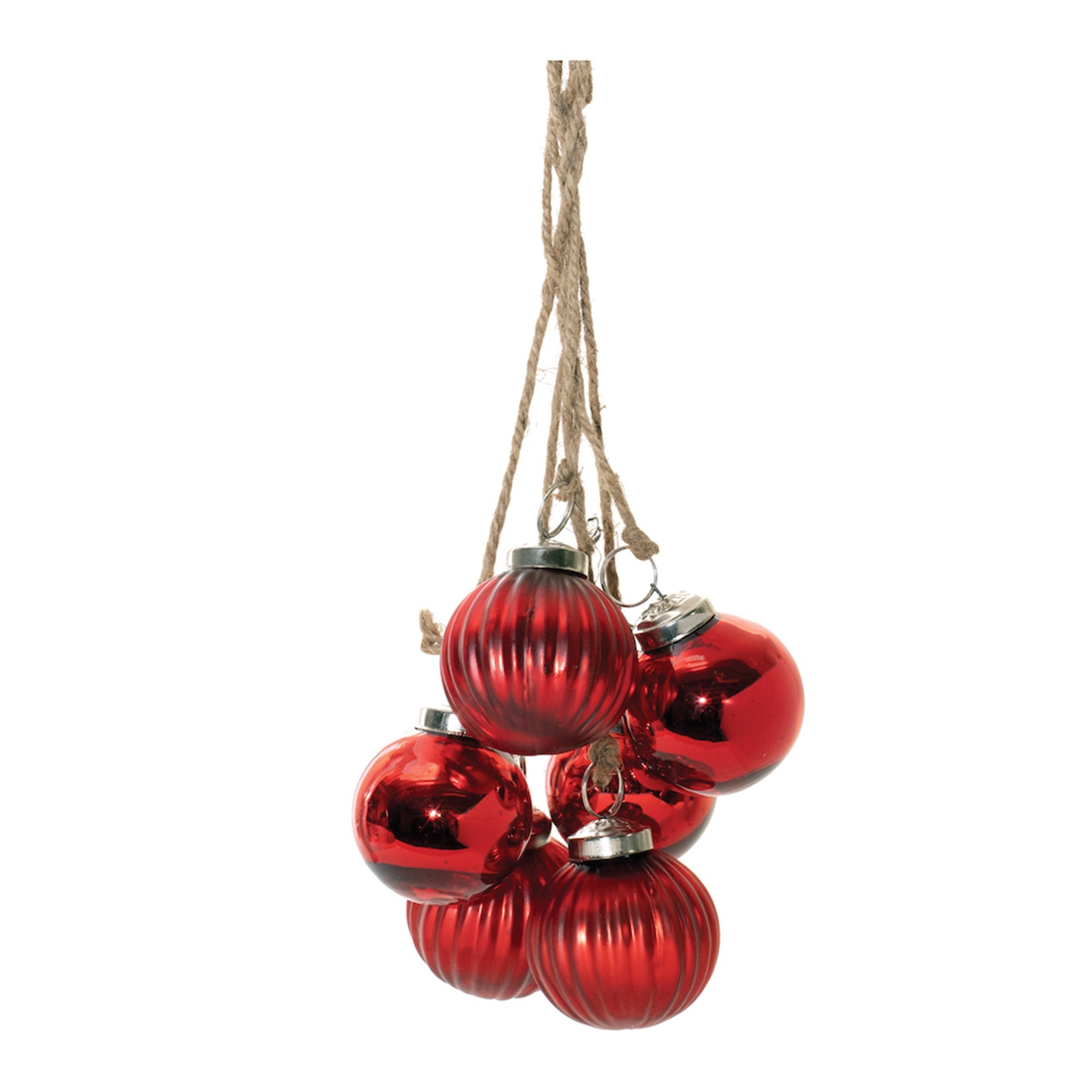 Red Vintage Styled Ornament Drop