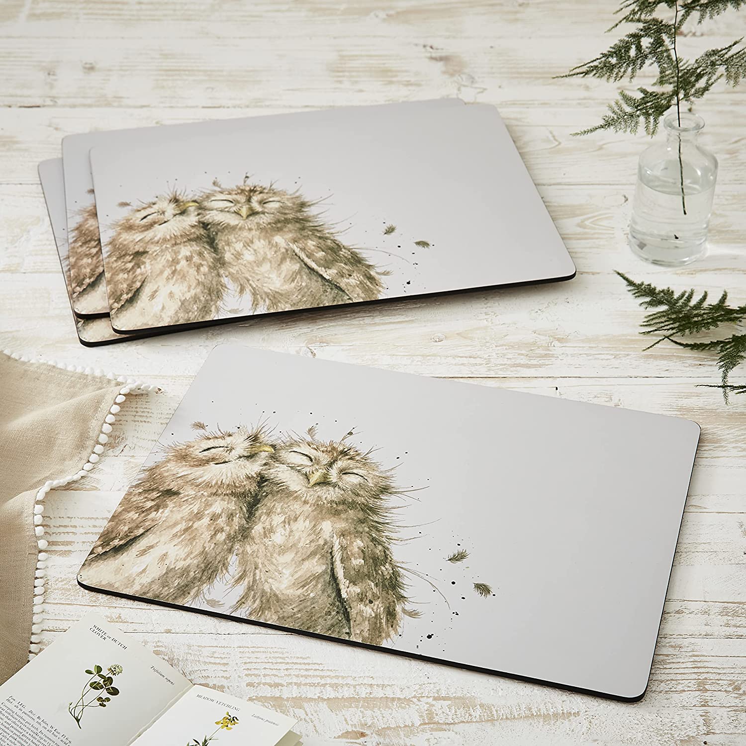 Wrendale Owl Placemats (Set of 4)