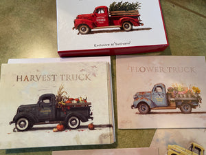 Seasonal Trucks Note Cards