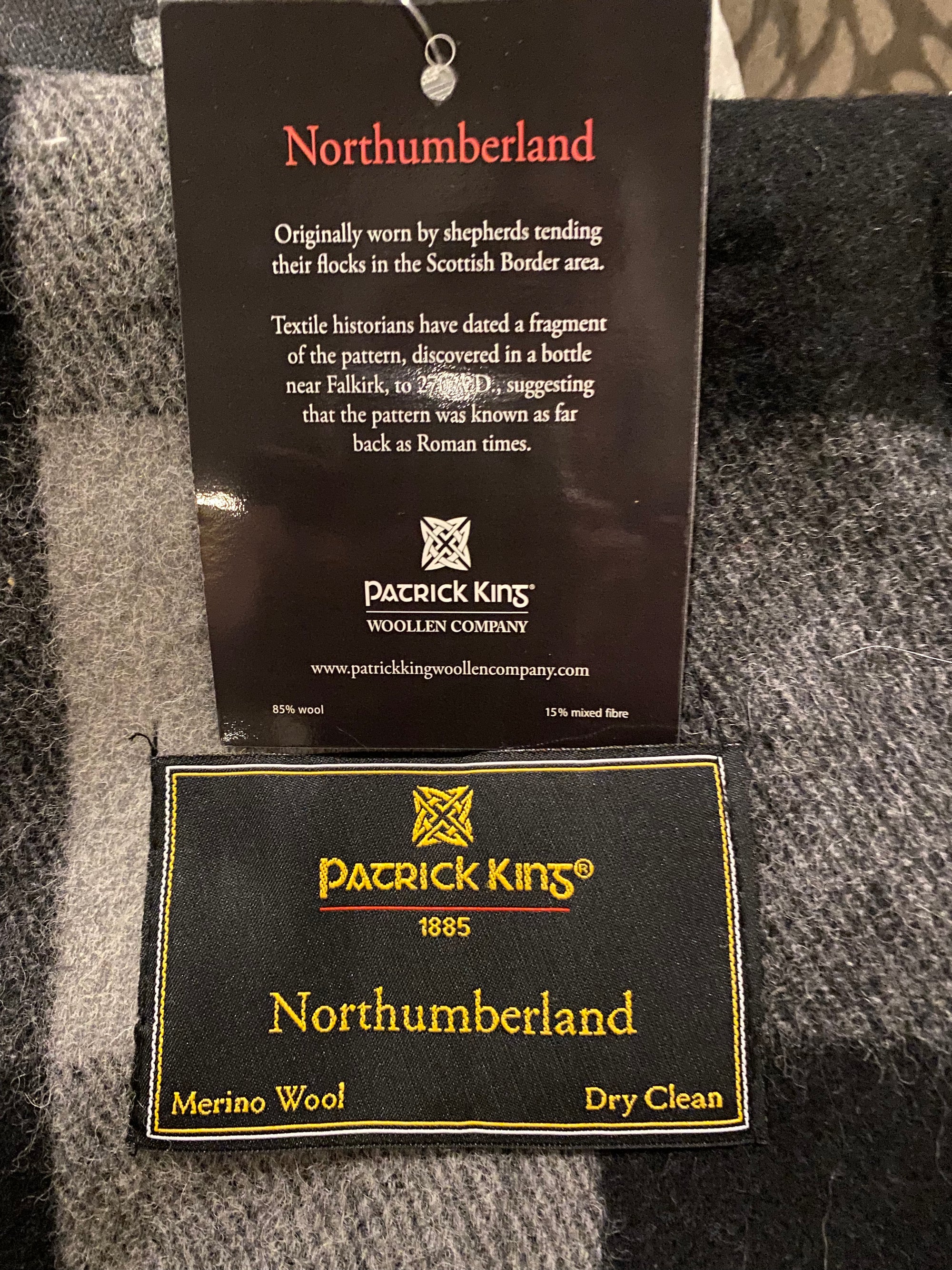Northumberland - Merino Wool Tartan Blanket
