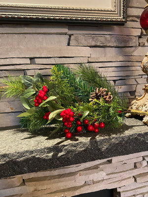 Pine Foliage with Berries