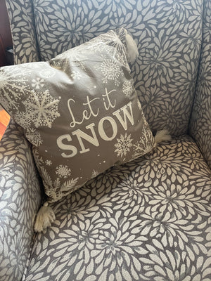 'Let It Snow' Pillow