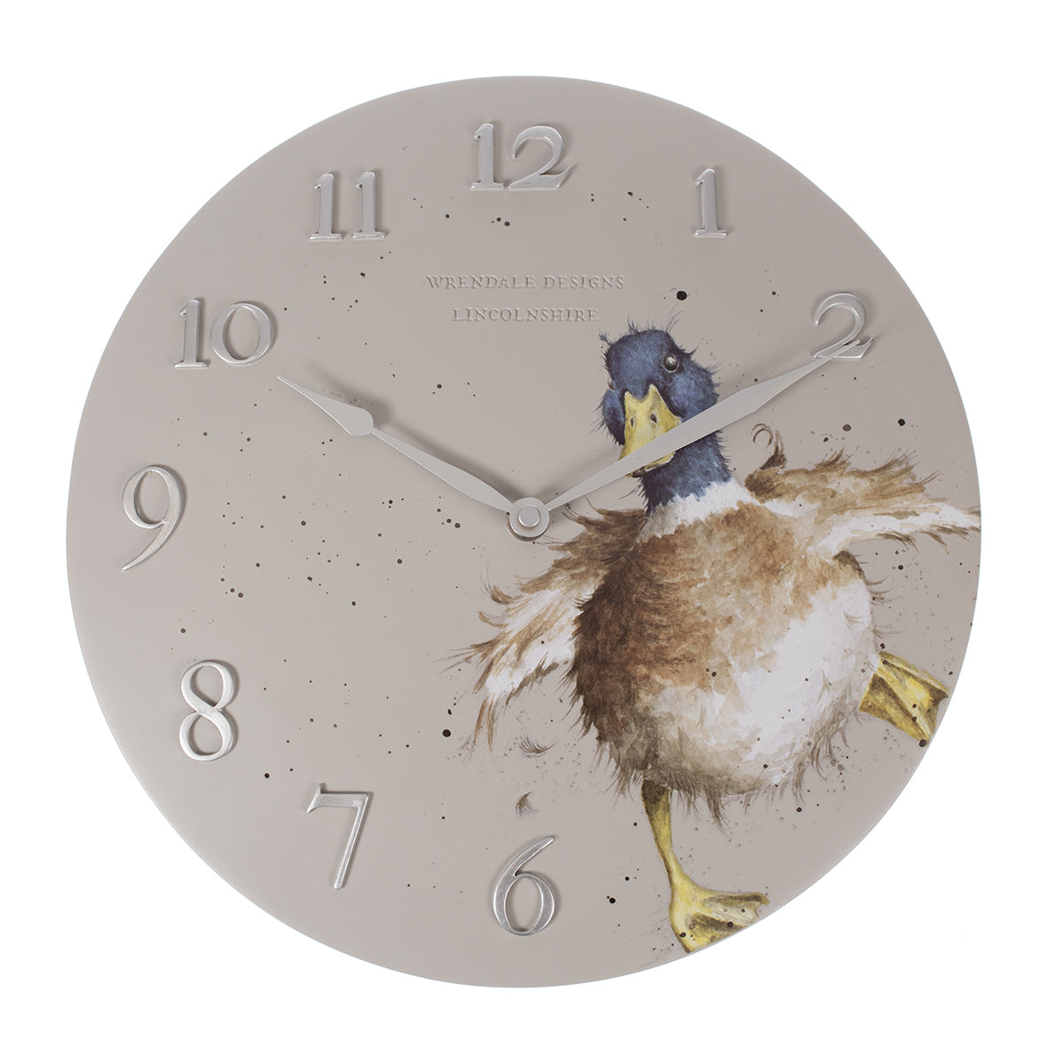 Wrendale "A Waddle and a Quack" Duck Clock