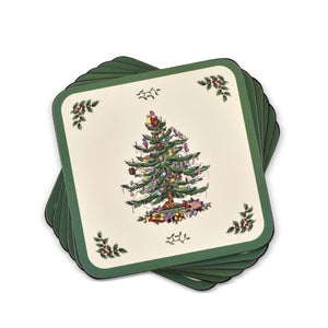 Spode Christmas Tree Coasters