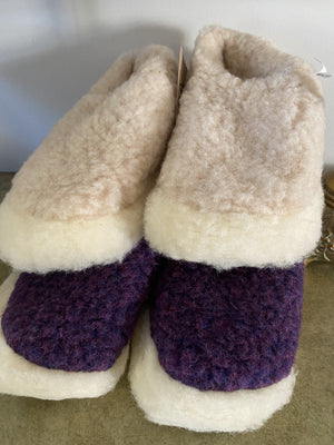 Violet Wool - Sheep by the Sea Slippers