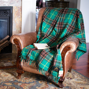 Newfoundland Merino Wool Tartan Blanket