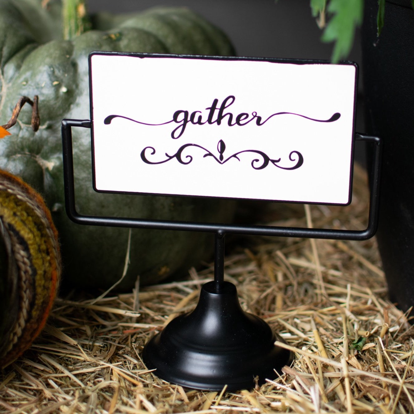 Gather Stand Sign