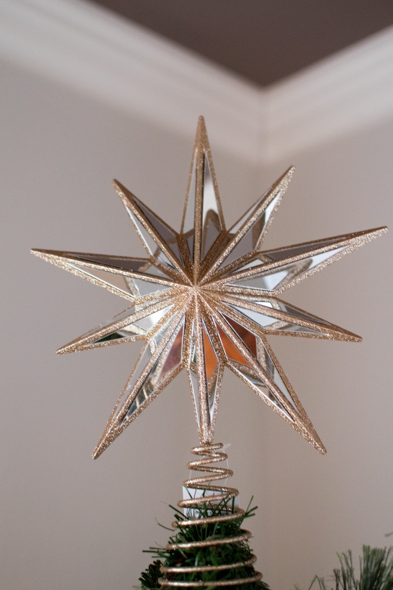 Mirror Star Tree Topper