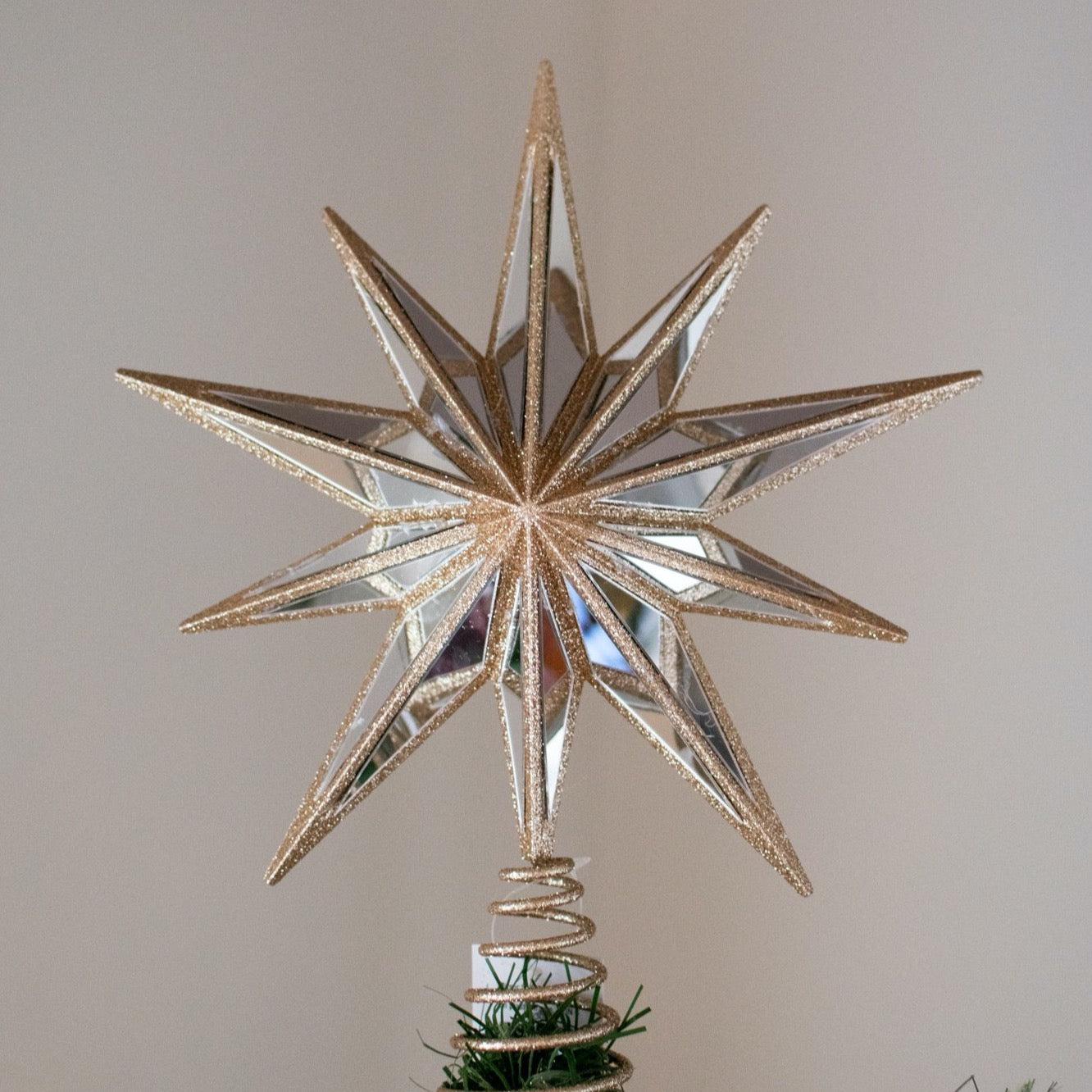 Mirror Star Tree Topper