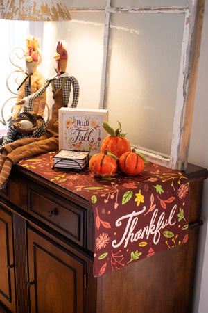 Thankful for Fall - Table Runner