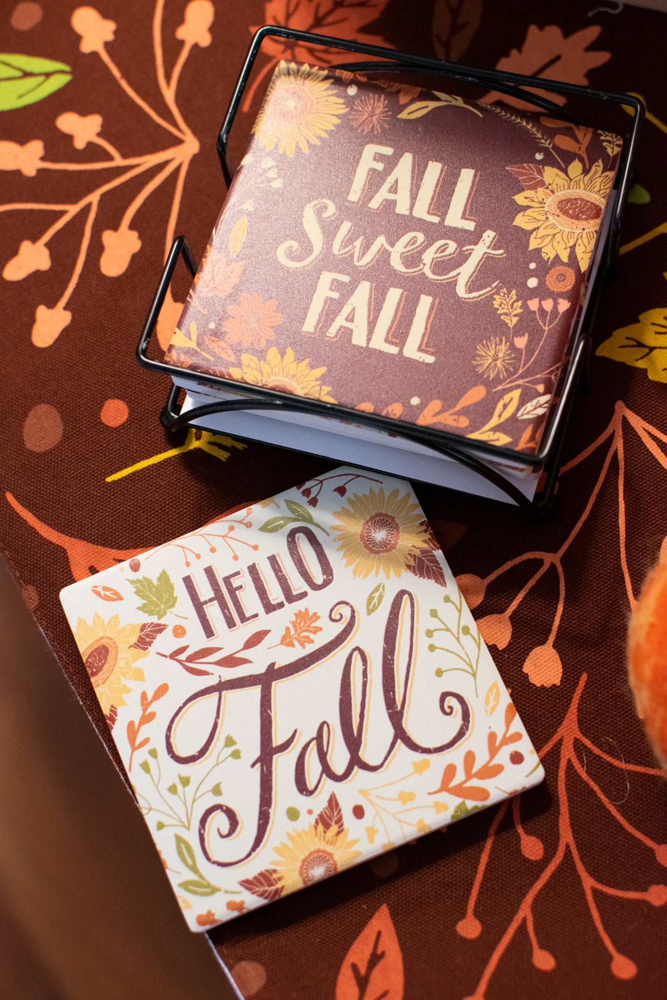 Fall-Sweet-Fall Coaster Set