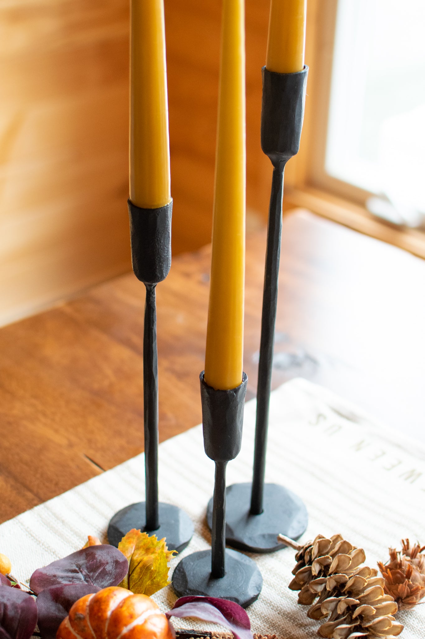 Luna Forged Candlestick Gold - The Lemonade Stand