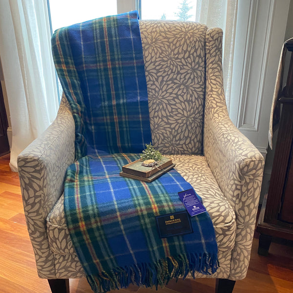 Nova Scotia Merino Wool Tartan Blanket Hillhead House