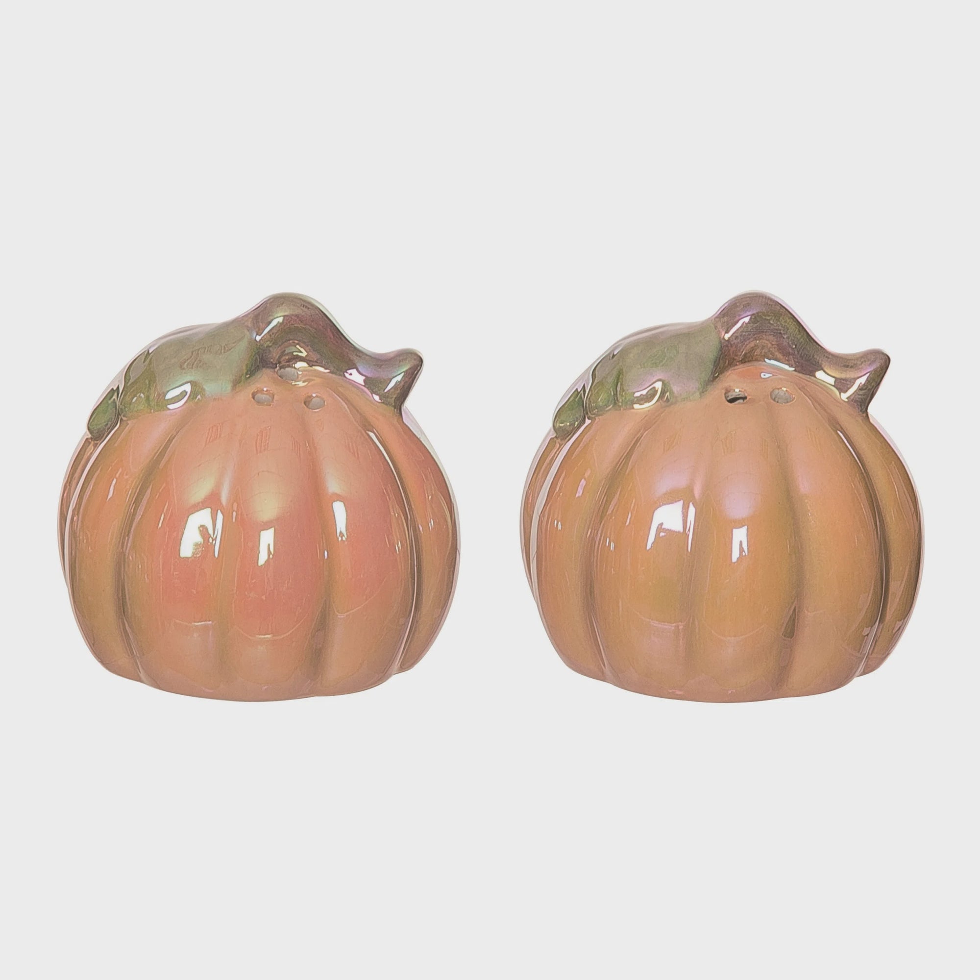 Iridescent Pumpkin Salt & Pepper