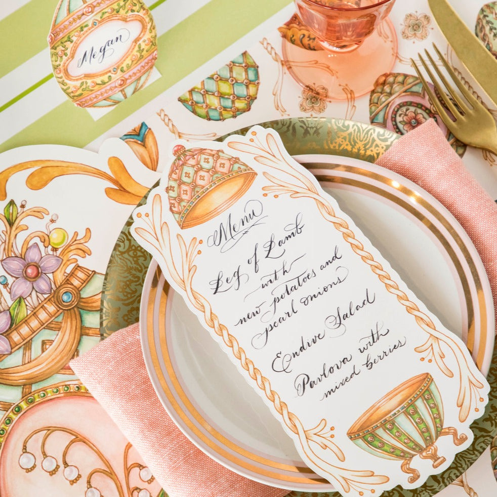 Exquisite Egg Table Card (12pk)
