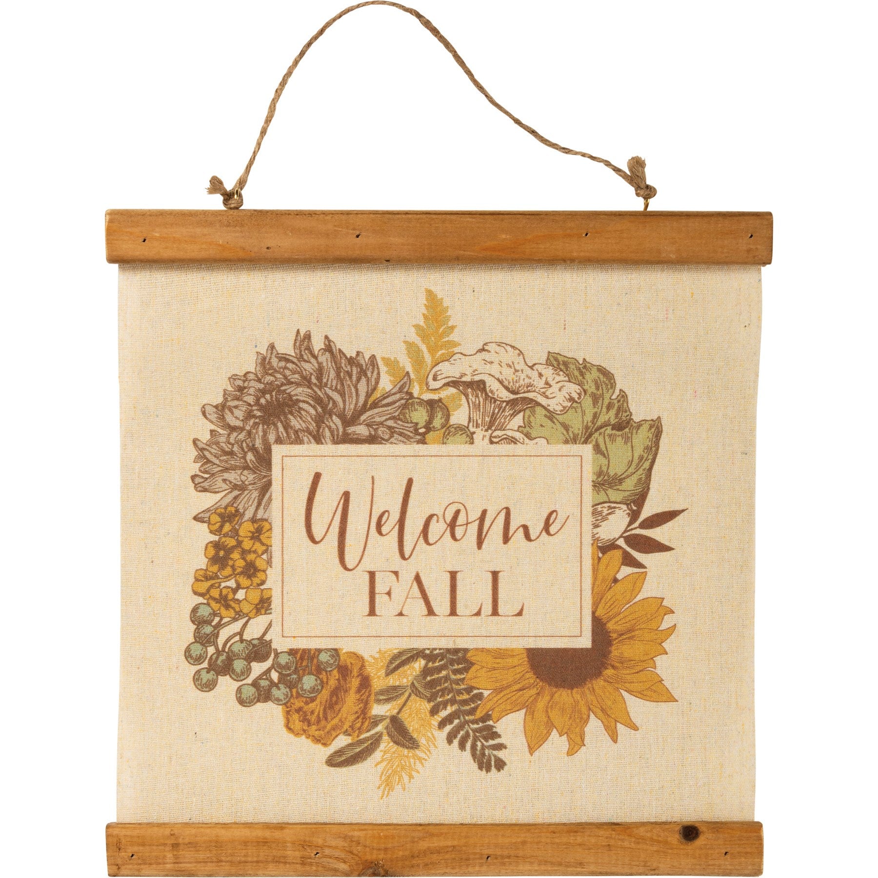 Welcome Fall Hanging Wall Sign