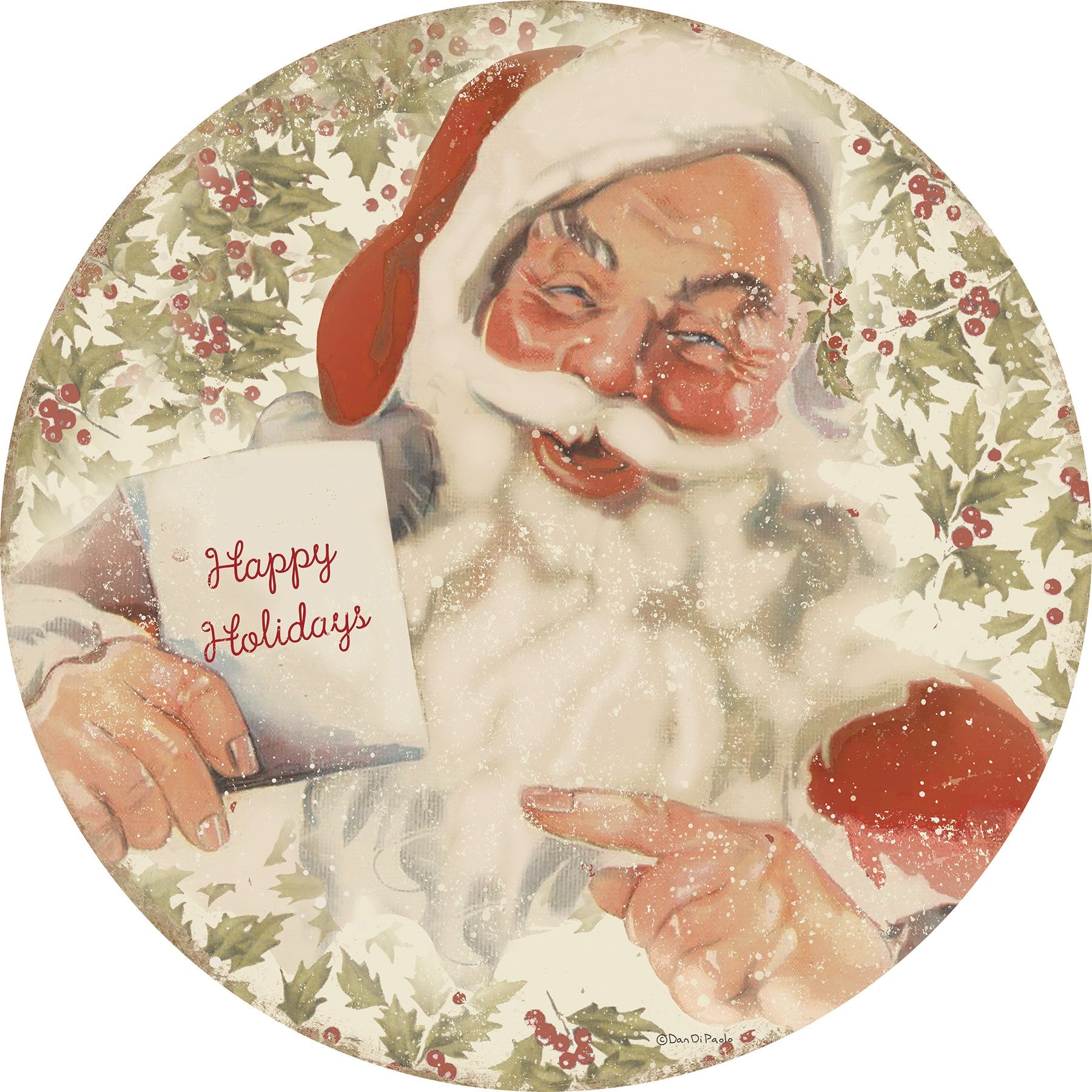 Vintage Santa Paper Placemats