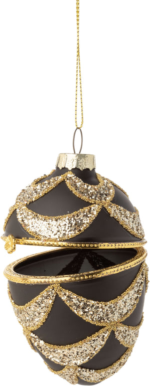 Black Trinket Holder Ornament