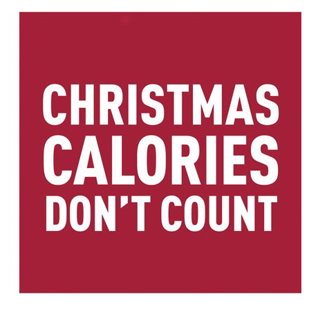 Christmas Calories Don't Count Napkins