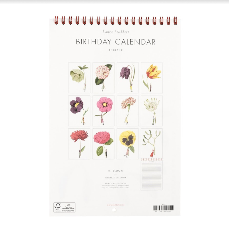 In Bloom Birthday Calendar