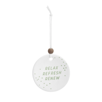 Relax Refresh Renew Oil Diffuser Ornament