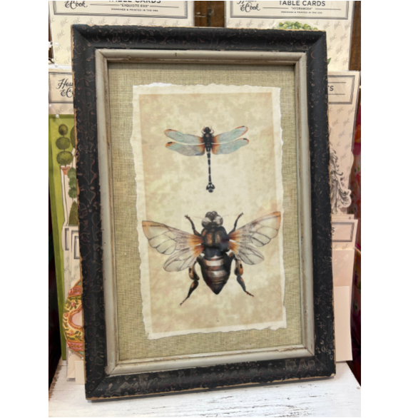 Glass Insect Wall Decor