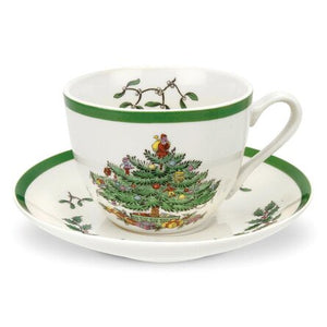 Spode Christmas Tree Tea Cup & Saucer