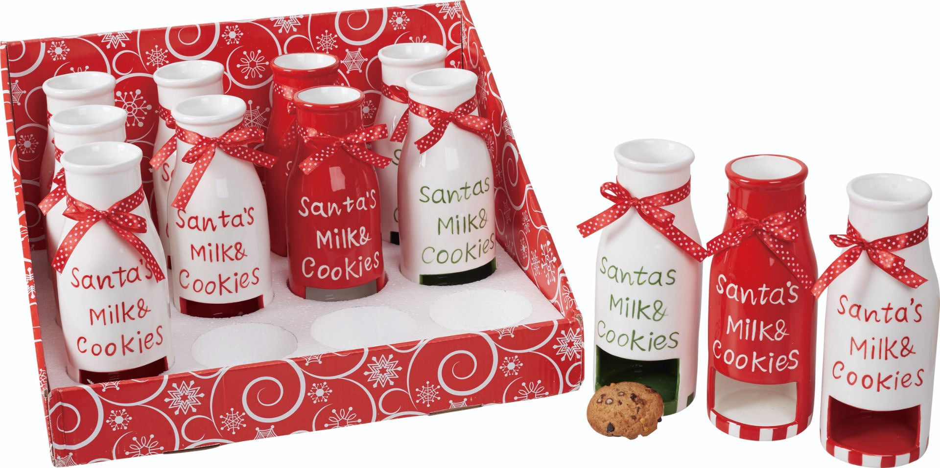 Milk & Cookies for Santa Drink Jug