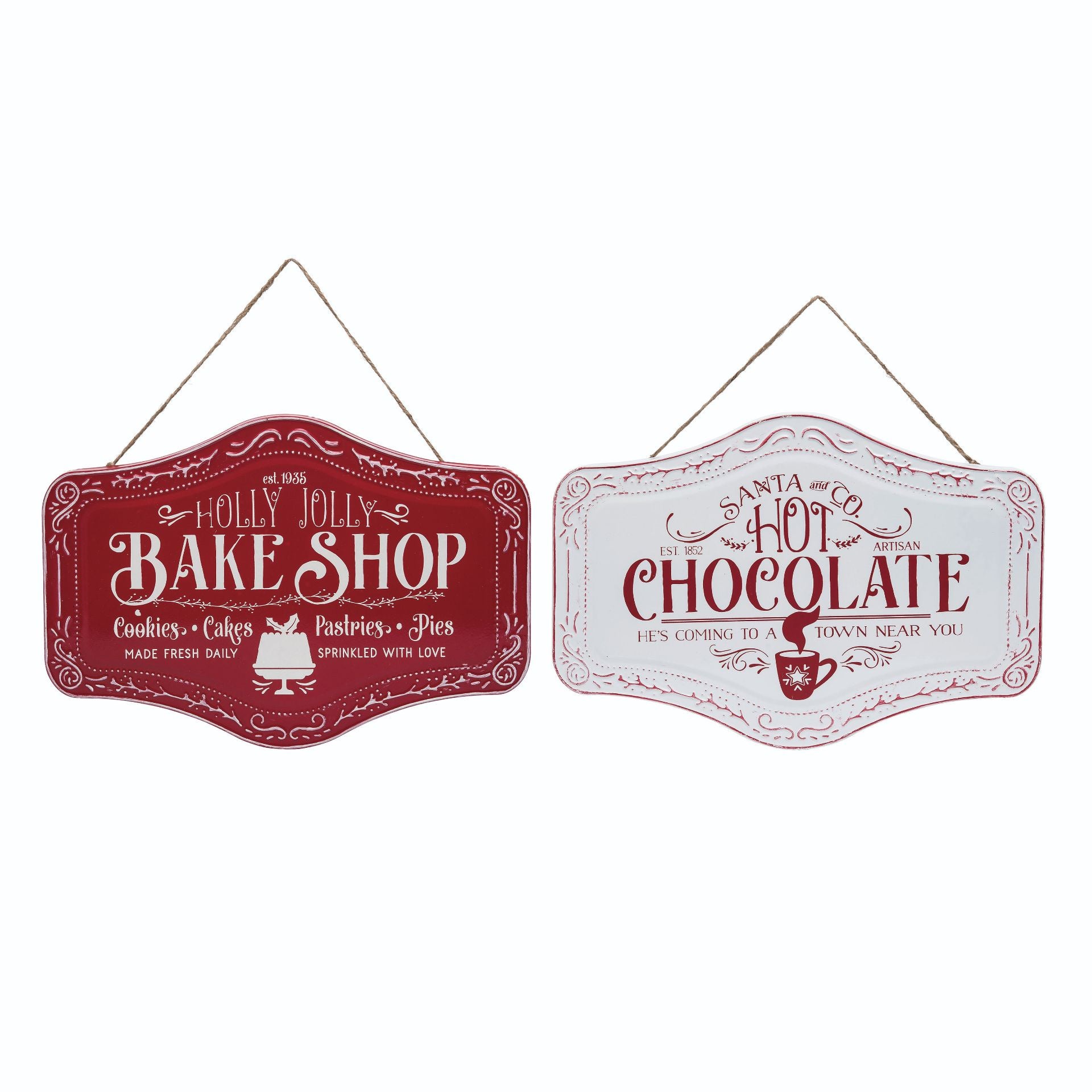 Holiday Kitchen Hanging Signs