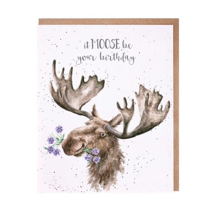 'It Moose Be Your Birthday' - Wrendale Occasion Card