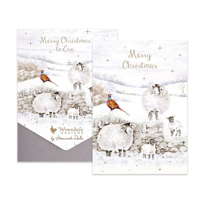 'Merry Christmas to Ewe' - Wrendale Notecard Pack