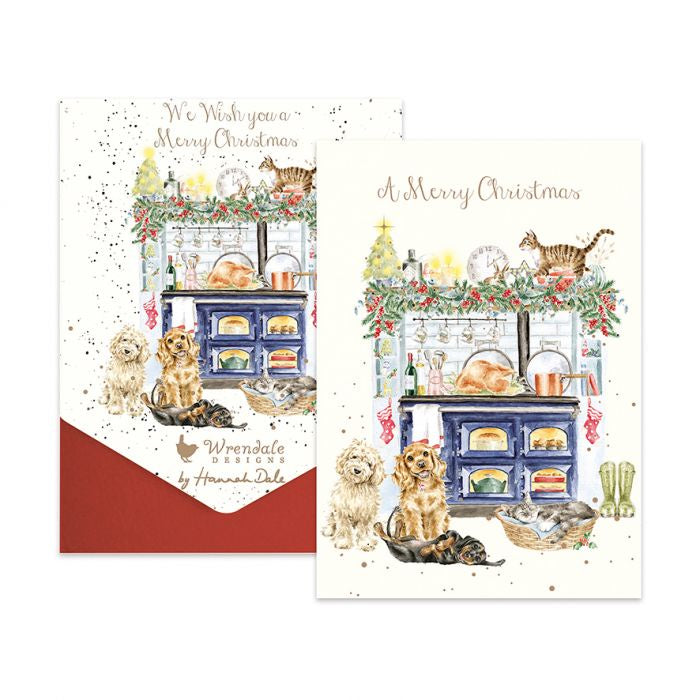 The Country Christmas Kitchen - Wrendale Notecard Pack